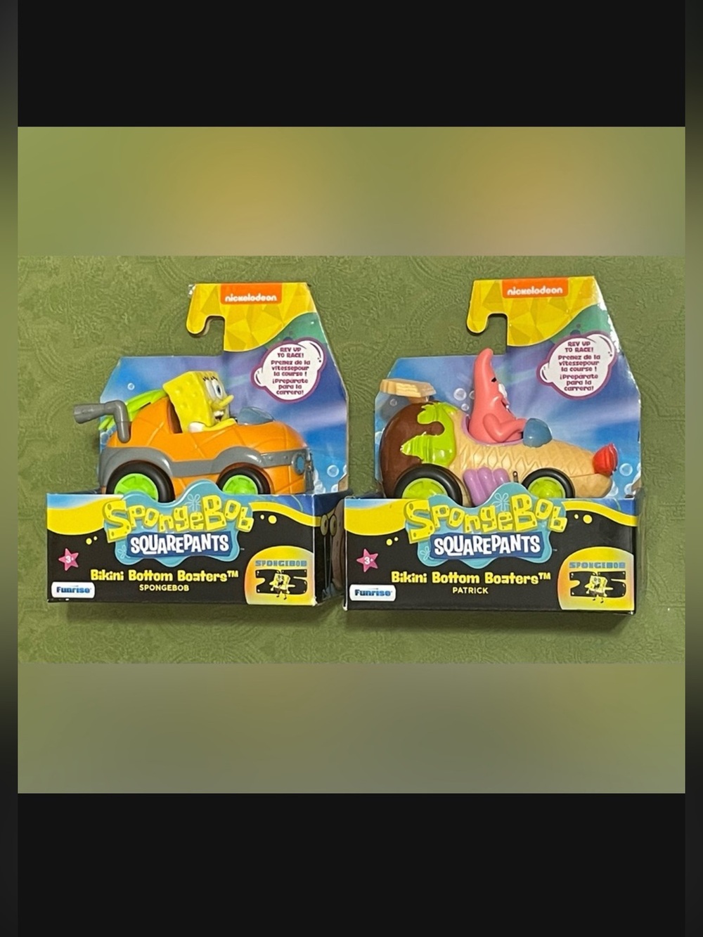 Rev Up Racers SpongeBob SquarePants & Patrick Bikini Bottom Boaters